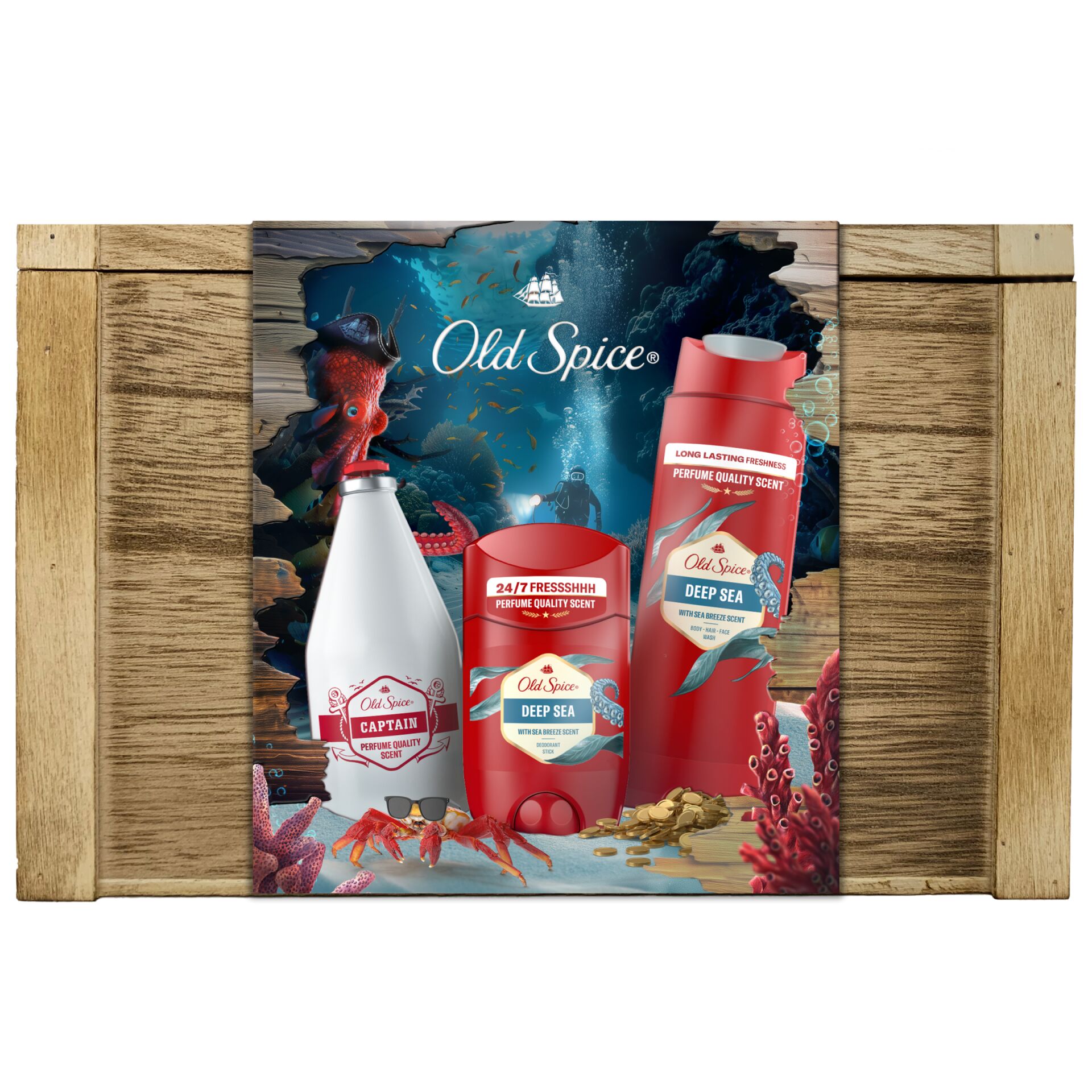 E-shop Old Spice Captain Treasure Chest Darčeková krabička v truhlici s...