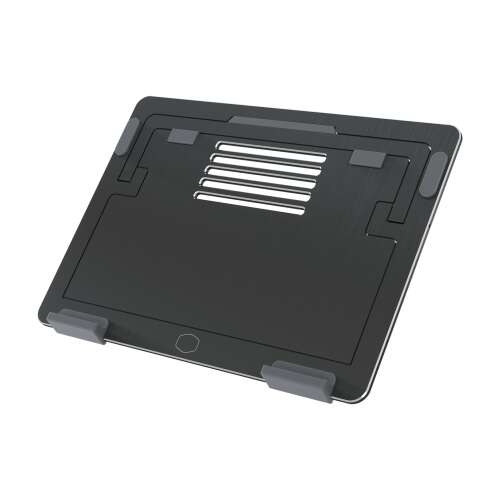 Cooler Master Notebook Hűtőpad + állvány ERGOSTAND AIR, Fekete (max 15")
