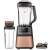 Sencor SBU7676GD Automatischer Vakuum-Mixer, Gold-Schwarz, mit zwei To-Go-Bechern, Smoothie, Obst, gesund