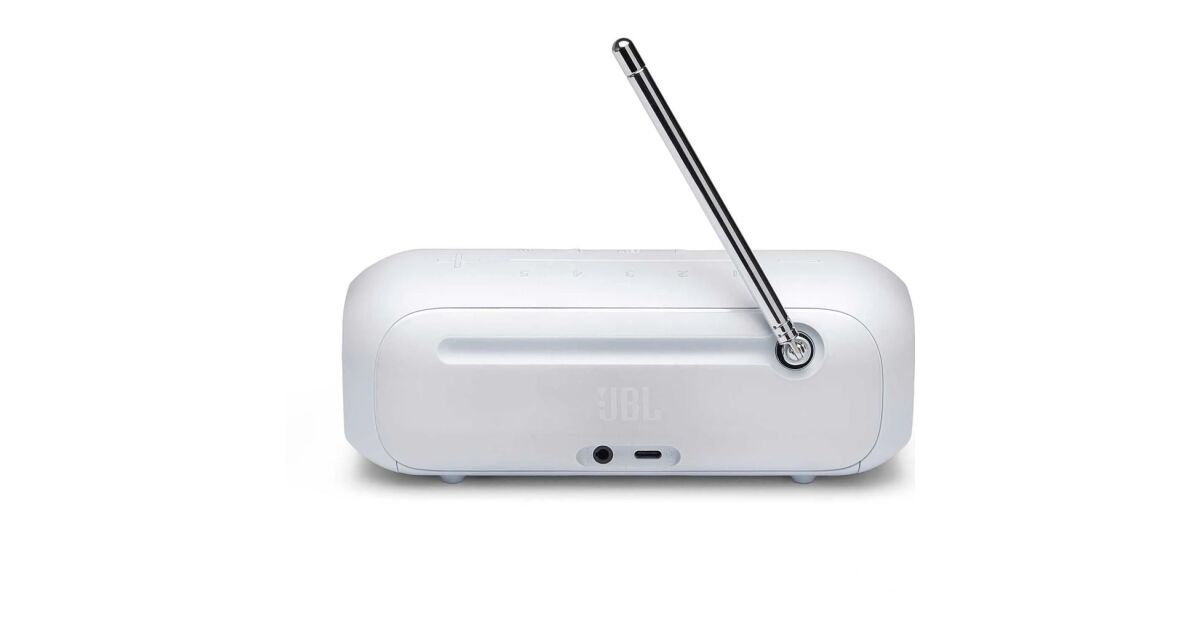 JBL Tuner 2 Bluetooth hangszóró DAB / FM rádióval fehér (TUNER2WHT ...