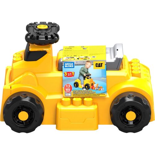 Mega Bloks CAT építőjármű építőkockákkal, kisgyermek építőipari jármű - Kreatív és építő játék