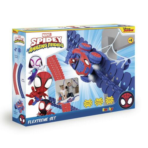 Smoby Spidey Flextreme szett - Pókember játékautó pályaszett gyerekeknek - Autó és jármű