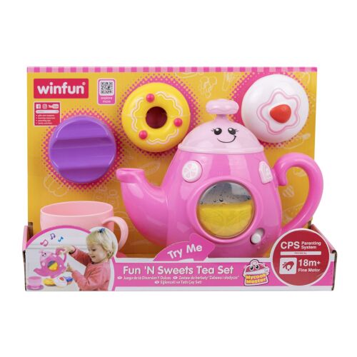 Winfun teáskészlet, interaktív, hangokkal és fényekkel, többszínű, 18 hónapos kortól ajánlott 155419211 - Szerepjáték