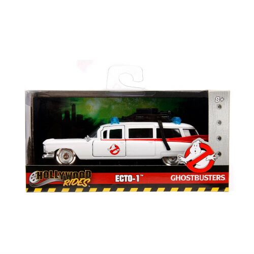 Szellemirtók Ecto-1 1:32 méretarányú fém autó a Hollywood Rides-tól - Kreatív és építő játék