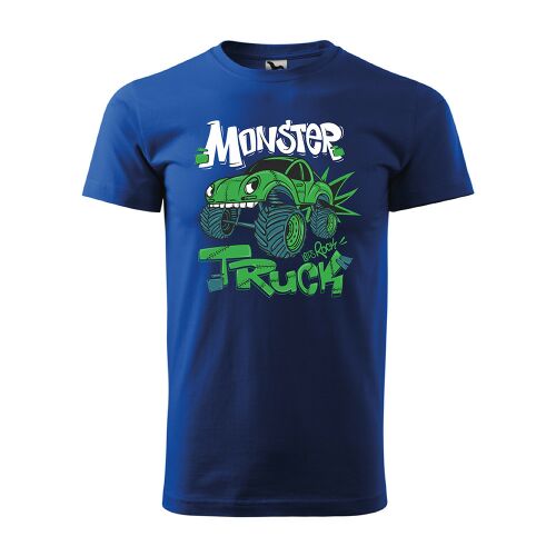 Póló Monster truck mintával - Kék