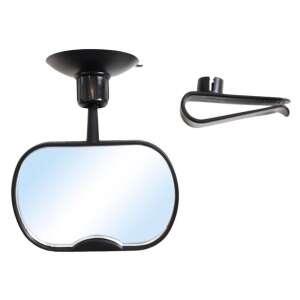 Petite and Mars baby mirror for car, black, with suction cup and clip - Petite&Mars