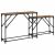 vidaXL Konzolasztal 2 pcs Öreg fa 100 x 28 x 75 cm Faanyag 147393709