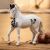 Schleich 14898 Marwari csődör figura, fehér ló játék fekete foltokkal