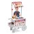 Melissa & Doug büfékocsi szerepjáték, fagylalt és hot dog árusító kocsival játszó gyermekkel