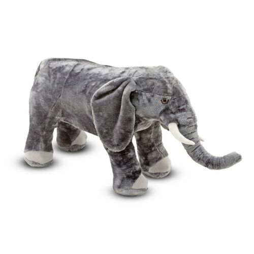 Melissa & Doug élethű Óriás plüss elefánt játék - Plüss