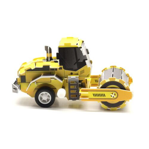 KenSho Felhúzható 3D puzzle úthenger játék, összeszerelésre vár - 3D puzzle