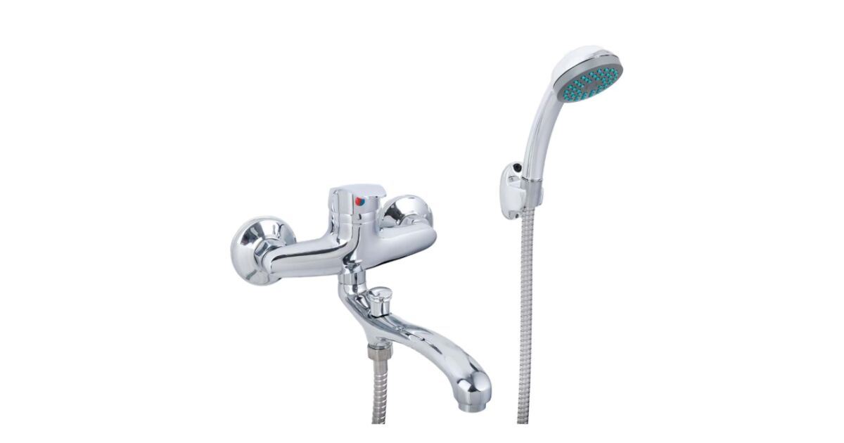 Badewannenarmatur Mit Schwenkbarem Auslauf