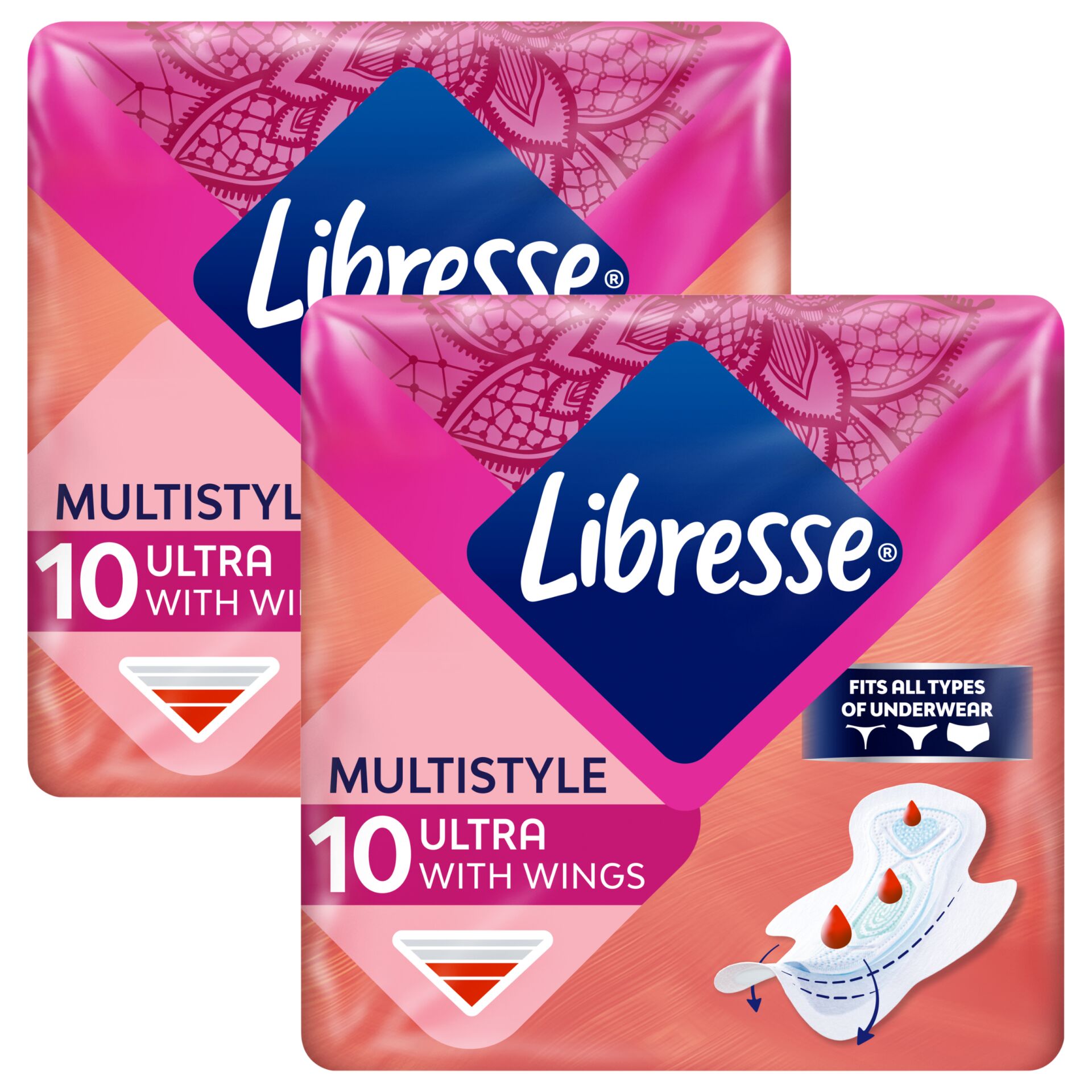 E-shop Libresse Ultra Multistyle okrídlená hygienická vložka pre všetku...