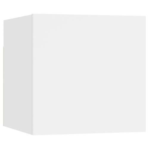 vidaXL fehér szerelt fa éjjeliszekrény 30,5 x 30 x 30 cm