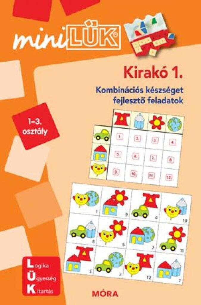 Kirakó 1. 1-3. osztály - MiniLÜK - Kombinációs készséget fejleszt...