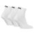 Puma Quarter Plain fehér zokni, 3 darabos csomag
