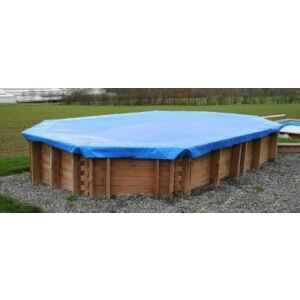 PONTAQUA TIMBER Medence Takaróponyva - Szögletes - 3x3 m