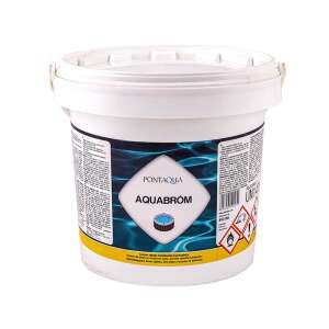 5 kg bucket of AQUABRÓM bromine tablets for swimming pool water disinfection - Pontaqua