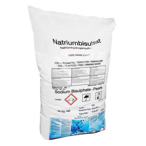 25 кг торба Natrium Bisulfat, Sodium Bisulfate Pearls, за понижаване на pH в басейни