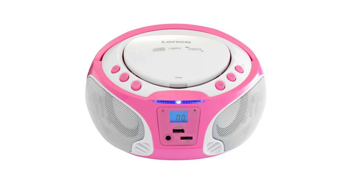 Lenco Cd player, mp3, usb, with microphone SCD-650PK | CD-Player