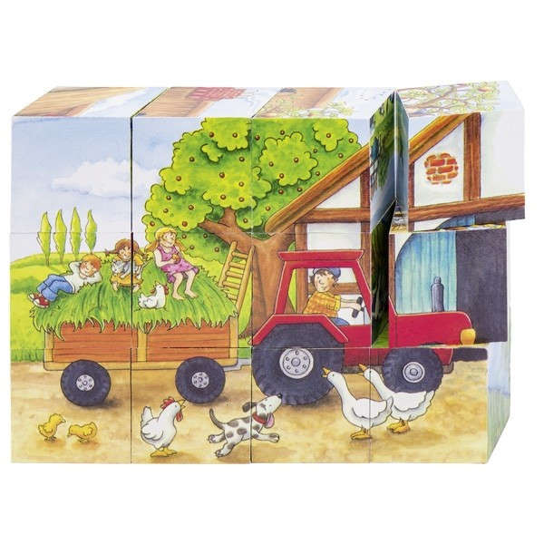 Gyerek Puzzle 12db - Farm
