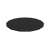 Black round pool cover isolated