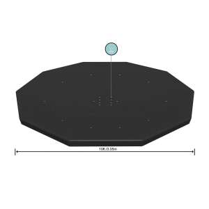 Medence takaró fólia 305 cm - Fémvázas medencéhez 45275852 