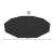 Bestway pool cover, 305 cm diameter, black, for metal frame pools