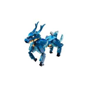 QMAN® Frozen Heaven Kylin stavebné bloky, modré, magická kocka, premeniteľné, stavebnica - QMAN