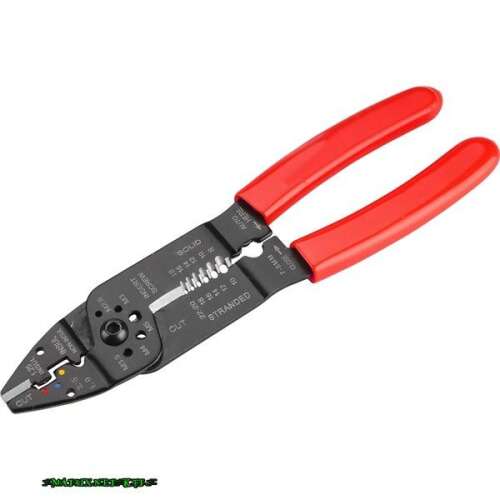 Extol Premium wire stripper and crimping pliers, 215mm