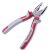 Fortum Combination Pliers with red and grey handle
