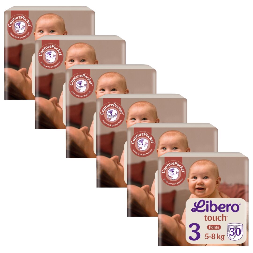 E-shop Plienky Libero Touch 5-8 kg Midi 3 (180 ks)