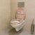 Frogee HOME Duroplast WC ülőke egy modern fürdőszobában felszerelve