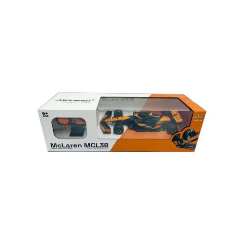 McLaren MCL38 Formula 1 modell autó dobozban, 1:20 méretarány, gyűjthető versenyautó - Távirányítós jármű