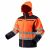 Láthatósági Softshell Munkavédelmi kabát, kapucnival, narancssárga, M 147712439