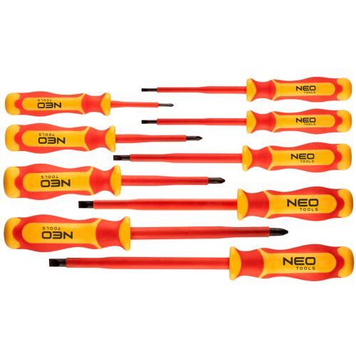 NEO Tools 9 darabos 1000V szigetelt csavarhúzó készlet - Szerszámkészlet
