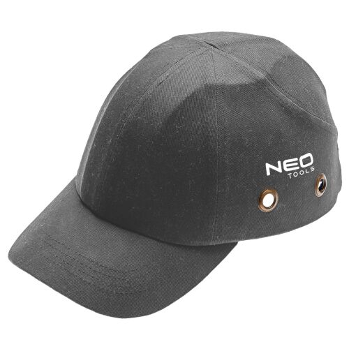 NEO Tools szürke megerősített baseball sapka - Védősisak