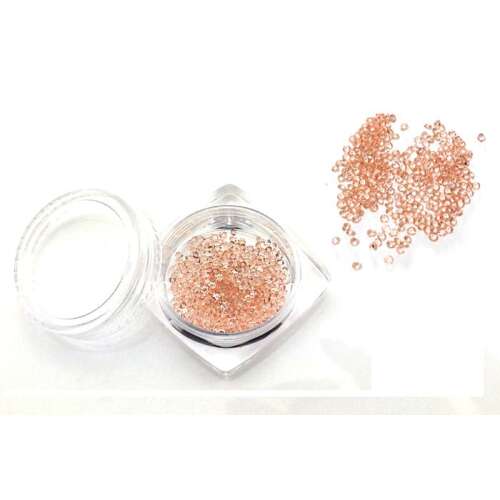 ss3 pixie strasszkő Light Peach színben, köröm díszítéshez, köröm díszítő kellékek