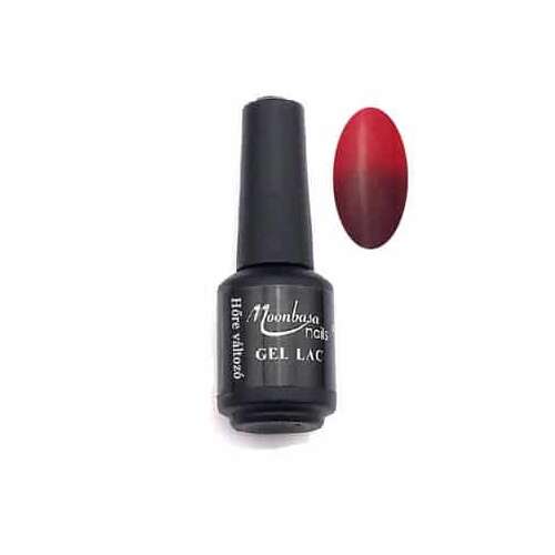 Moonbasa Nails Thermo Lakkzselé 425, piros-barna színváltó gél lakk - Nono