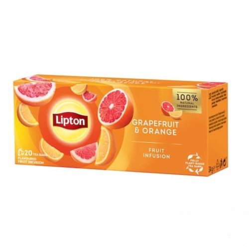 Lipton Grapefruit-Narancs Ízű Gyümölcstea, 20 Filter - Gyümölcstea