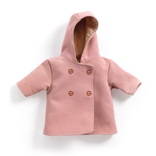 Djeco - Játékbaba ruha - Kapucnis kabát - Hooded coat