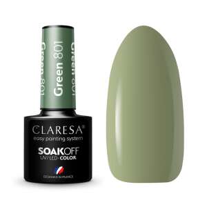 Claresa Green 801 Soak Off UV/LED Gel Polish, einfaches Lackiersystem, entworfen in Frankreich - Nagelpflege