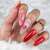 Nagelkunstdesign mit Claresa Red 411 Gellack