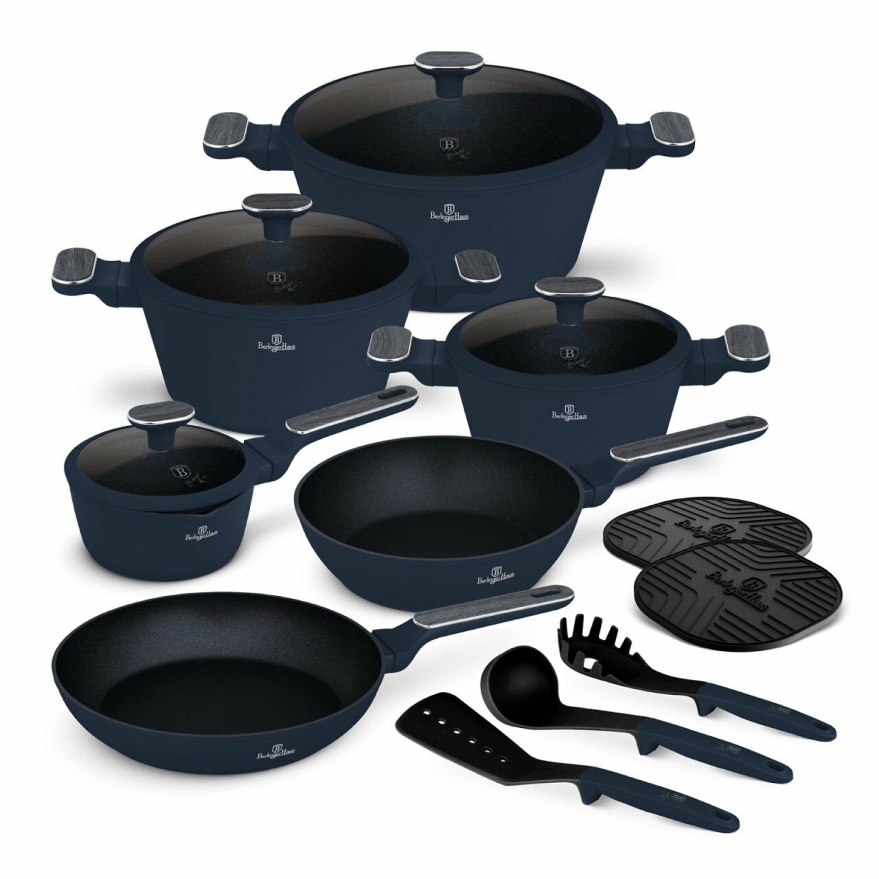 E-shop Deep See Berlinger Haus BH8382 Súprava riadu a panvíc s pokrievka...