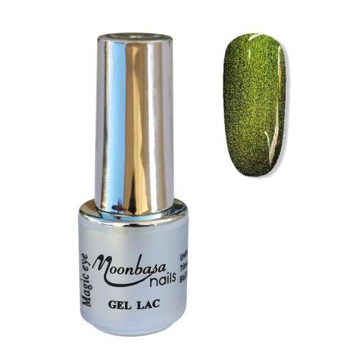 Moonbasa Nails Magic Eye Gellakk 756 - Zöldes Arany - 4 ml