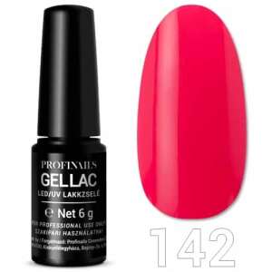 Profinails Gellac LED/UV lakkzselé No. 142, 6g, élénk rózsaszín szín - Profinails