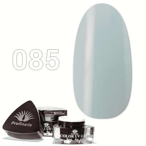 Profinails Színes UV Zselé No. 085, világoskék körömzselé, 5g - Színes műköröm zselé