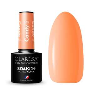 Claresa Candy 3 Soak Off UV/LED Gel Polish, 5g, Orange Farbe - Candy