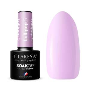 Claresa Lollipop 05 Soak-Off UV/LED Gel Polish, 5g, einfaches Lackiersystem, entworfen in Frankreich - Claresa