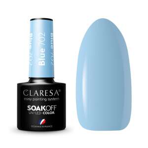 Claresa Soak Off UV/LED Gel Polish Blau 702, einfaches Lackiersystem, entworfen in Frankreich - Claresa